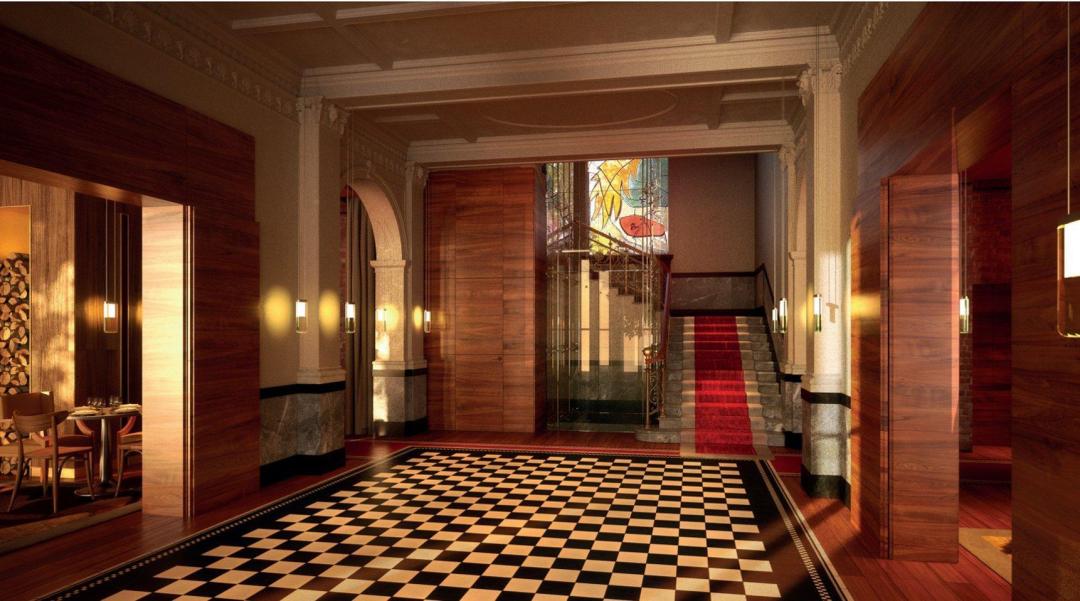 Interior view