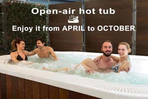 Open air bath
